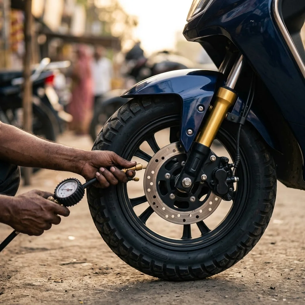 Tyre of the Chalo Smart ECO