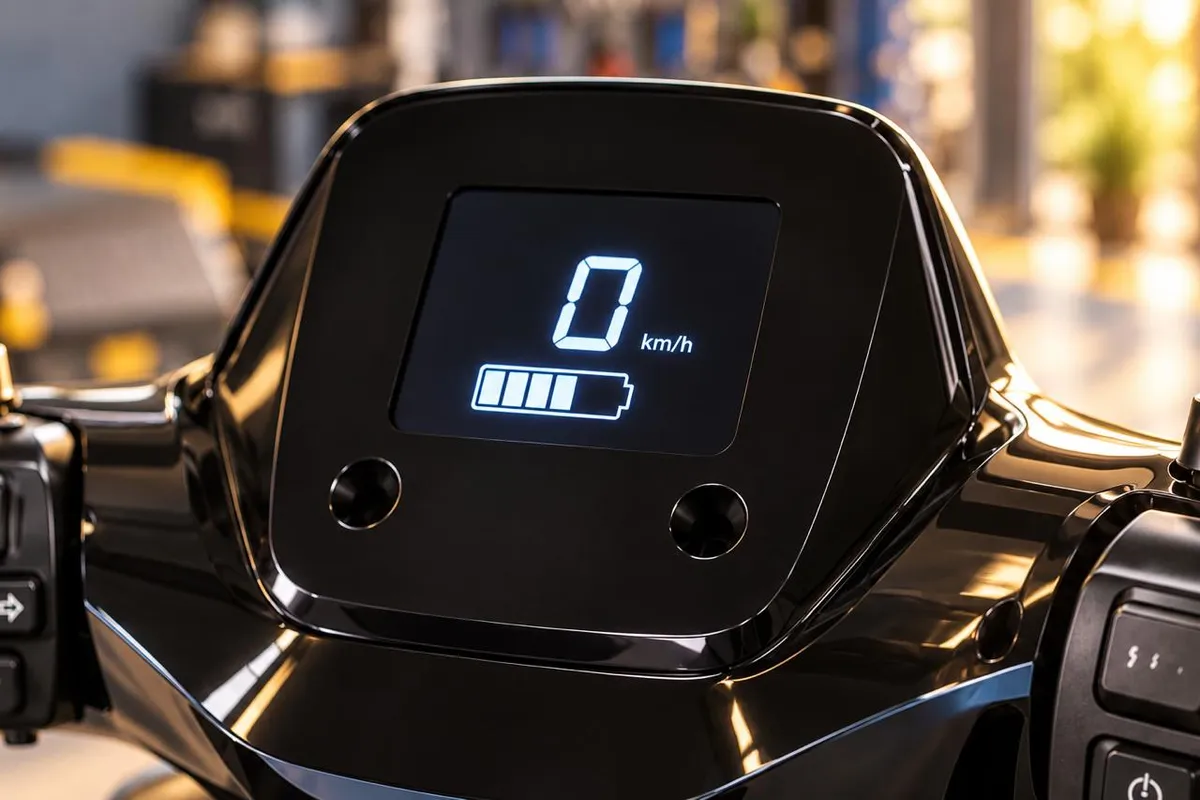 The instrument display where controller errors appear